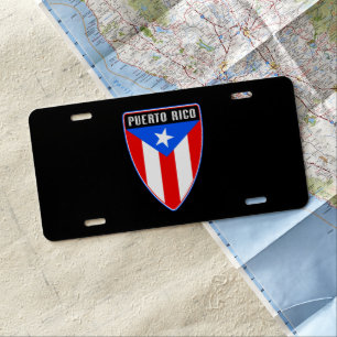 Puerto Rico Shield License Plate