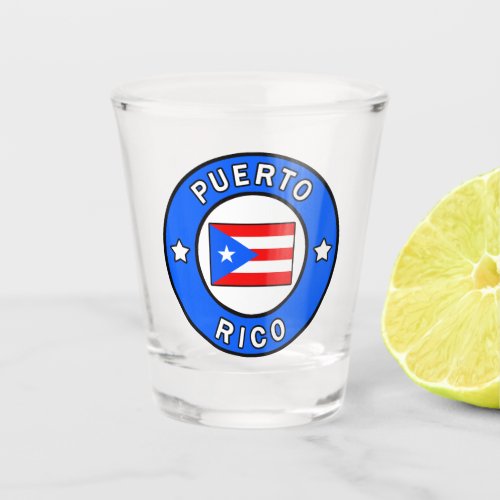 Puerto Rico Shot Glass