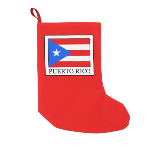 Puerto Rico Small Christmas Stocking