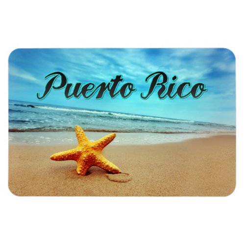 Puerto Rico starfish Magnet