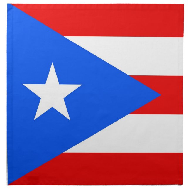Puerto Rico State Flag American MoJo Napkin (Front)