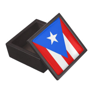 Puerto Rico State Flag Premium Gift Box