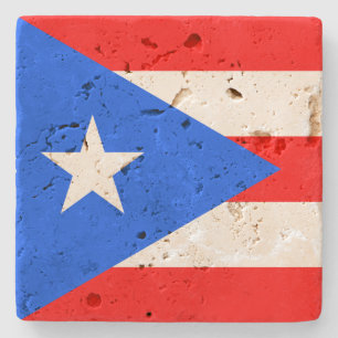 Puerto Rico Stone Coaster