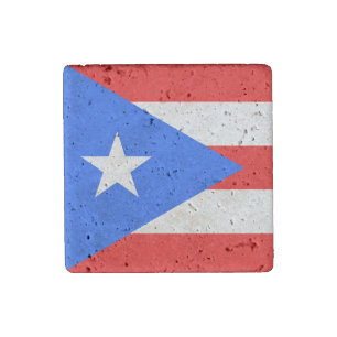 Puerto Rico Stone Magnet