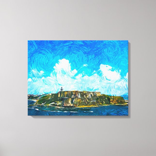 Puerto Rico Stretched Canvas Print (Front)