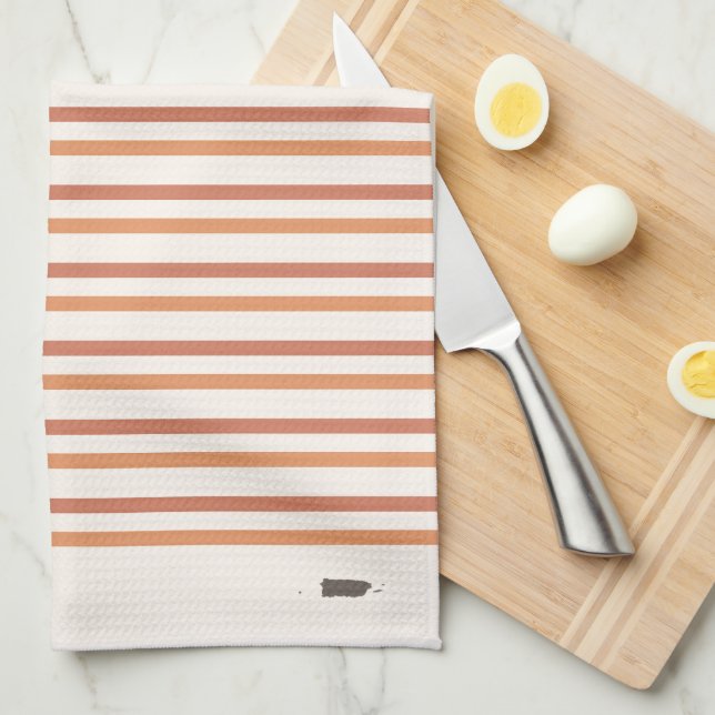 Puerto Rico Stripe Kitchen Towel (Quarter Fold)