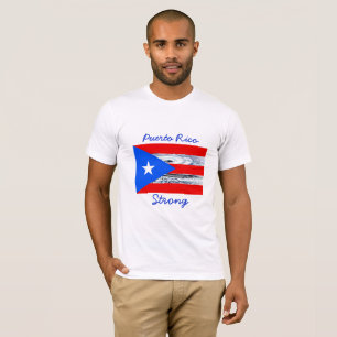 Puerto Rico  Strong Hurricane Flag Shirt
