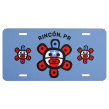 Puerto Rico Taino Sun Flag Custom Town