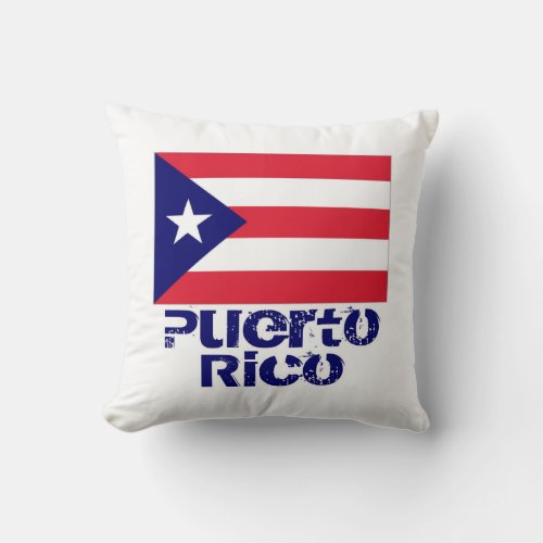 Puerto Rico Throw Pillow