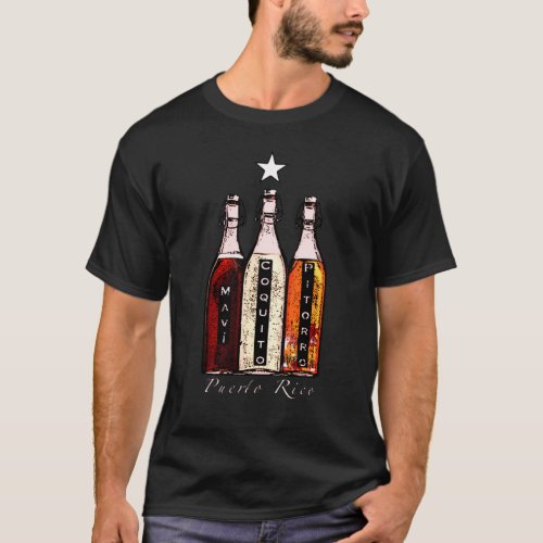 Puerto Rico Traditional Drinks  T_Shirt