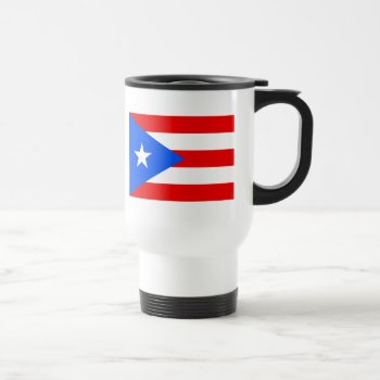 Puerto Rico Travel Mug by flagart at Zazzle
