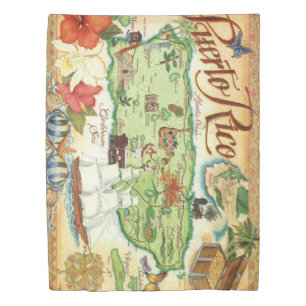 Puerto Rico Twin Duvet Cover