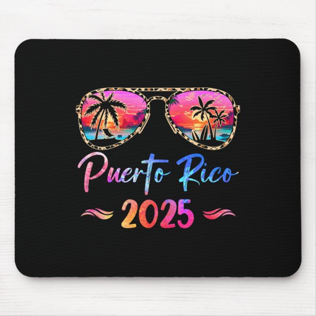 Puerto Rico Vacation 2025 Matching Group Family Su Mouse Pad (Front)