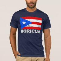 Puerto Rico Vintage Flag Boricua T-Shirt