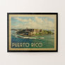 Puerto Rico Vintage Travel Jigsaw Puzzle