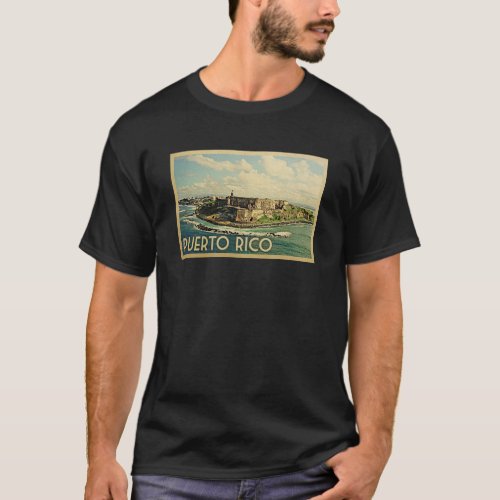 Puerto Rico Vintage Travel T_shirt