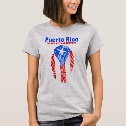 Puerto Rico Womens Basic T_Shirt