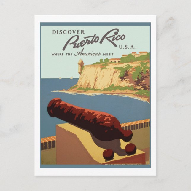 Puerto Rico (wpa) Postcard (Front)
