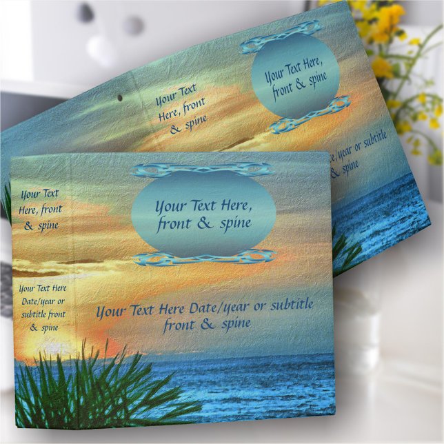 Puerto Sunset 1557 3 Ring Binder (Creator Uploaded)