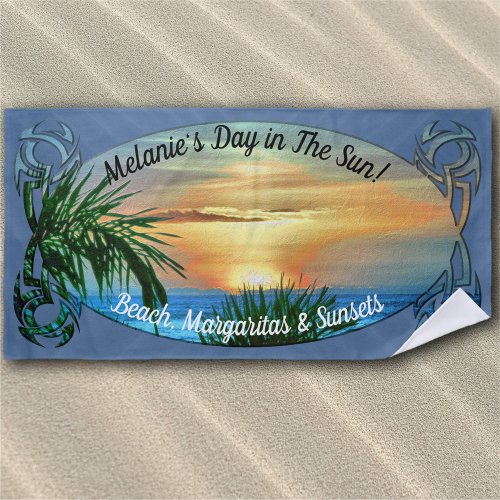 Puerto Sunset 1557 Beach Towel