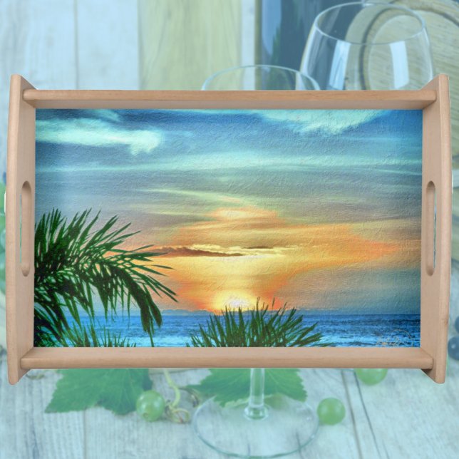 Puerto Sunset 1557 Serving Tray (Creator Uploaded)