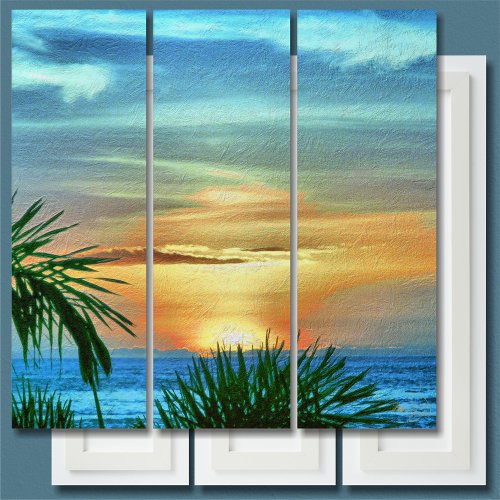 Puerto Sunset 1557 Triptych