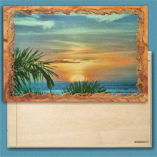 Puerto Sunset 1557 Wood Wall Art