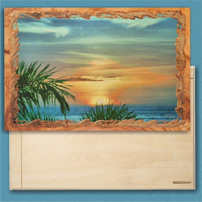 Puerto Sunset 1557 Wood Wall Art (Creator Uploaded)