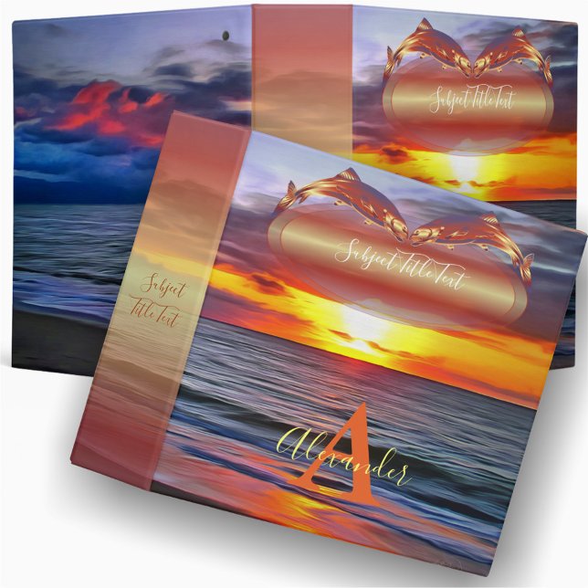 Puerto Sunset 1739 3 Ring Binder (Creator Uploaded)