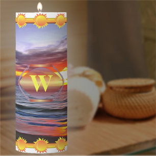 Puerto Sunset 1739 Pillar Candle