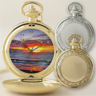 Puerto Sunset 1739 Pocket Watch