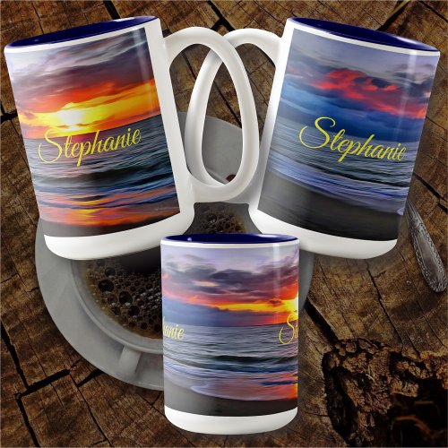 Puerto Sunset 1739 Two_Tone Coffee Mug