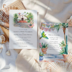 Puerto Vallarta Chapel Wedding Invitation