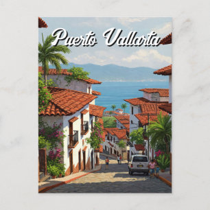 Puerto Vallarta Jalisco Mexico Travel Postcard