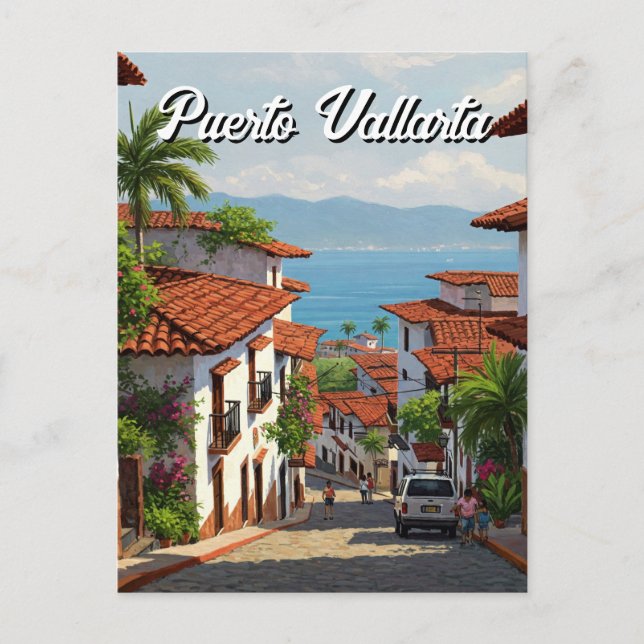 Puerto Vallarta Jalisco Mexico Travel Postcard (Front)