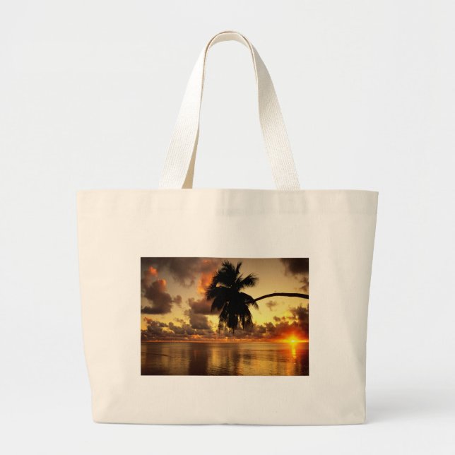Puerto Vallarta Large Tote Bag (Front)