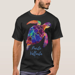 Puerto Vallarta Mexico Beach Vintage Tribal Sea Tu T-Shirt