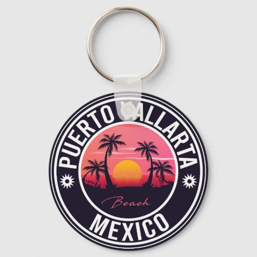 Puerto Vallarta Mexico island Mexican Playa Keychain