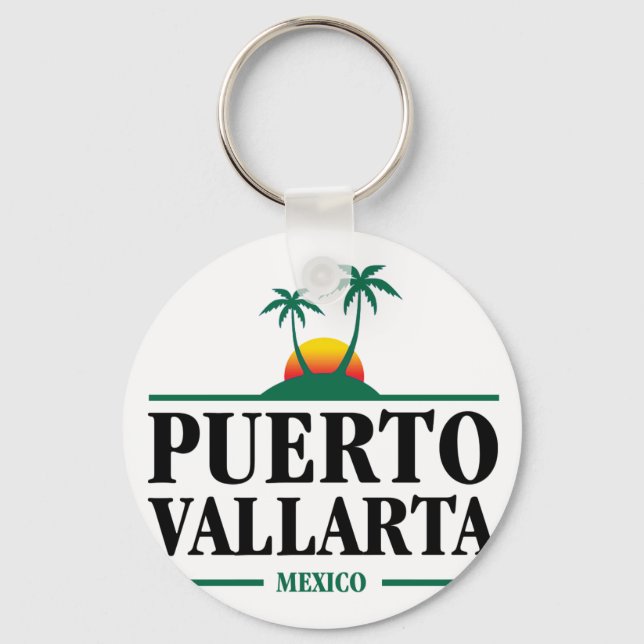 Puerto Vallarta Mexico Keychain (Front)