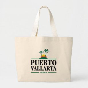 Puerto Vallarta Mexico Large Tote Bag