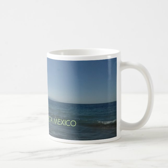 Puerto Vallarta Mexico Ocean Coffee Mug (Right)