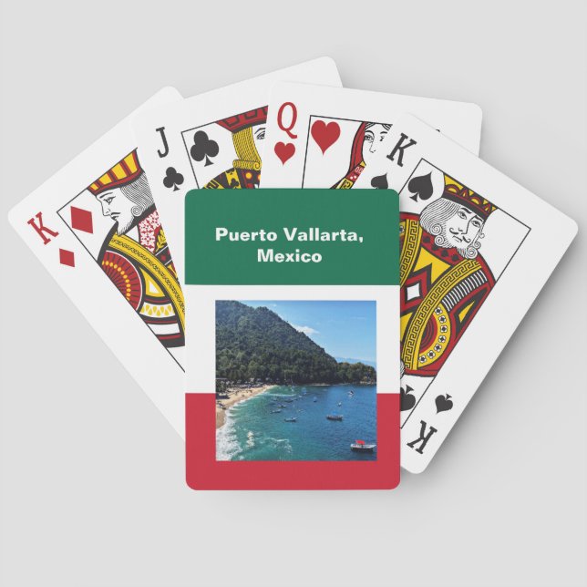 Puerto Vallarta, Mexico  Poker Cards (Back)