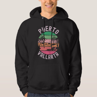 Puerto Vallarta Mexico Retro Mexican Resort Vacati Hoodie