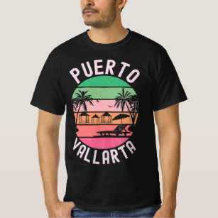 Puerto Vallarta Mexico Retro Mexican Resort Vacati T-Shirt