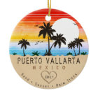 Puerto Vallarta Mexico Retro Sunset Souvenirs 60s