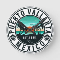 Puerto Vallarta Mexico Retro Sunset Souvenirs 60s