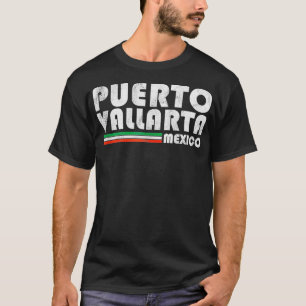 Puerto Vallarta Mexico Retro Vintage Travel Vacati T-Shirt