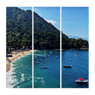 Puerto Vallarta, Mexico Triptych