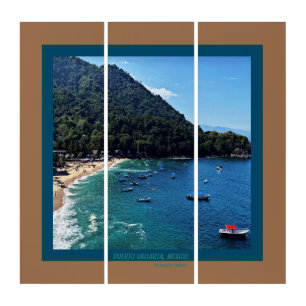 Puerto Vallarta, Mexico Triptych