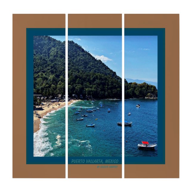 Puerto Vallarta, Mexico  Triptych (Front)